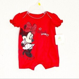 Disney Baby Minnie Mouse Love Outfit 0-3 Months